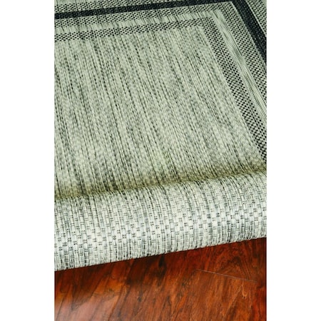 Palacedesigns 63 x 91 in. Grey Polypropylene Rug PA3666430